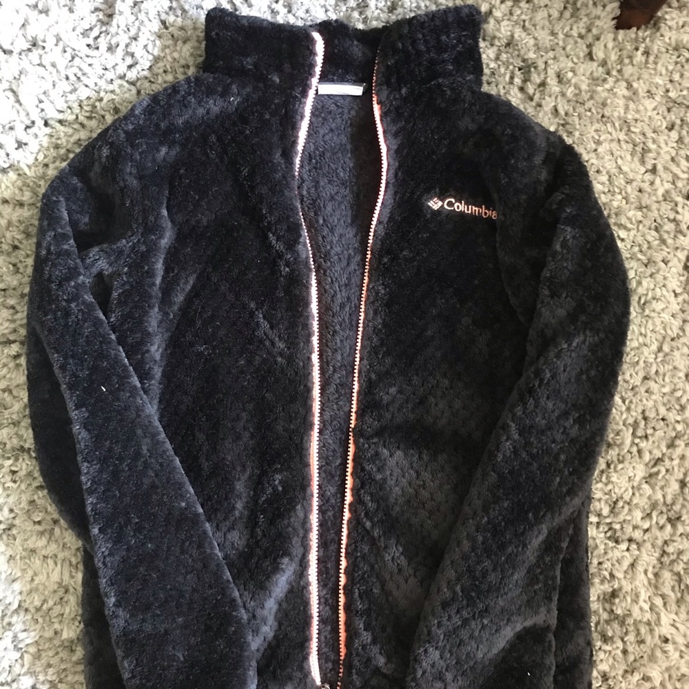 Black zip up sweater